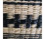 Paniers de rangement en jonc naturel et teinté (Lot de 2) - AUBRY GASPARD