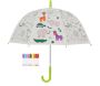 Parapluie enfant à colorier 70 cm