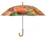 Grand parapluie bois et métal toile polyester