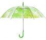 Parapluie transparent avec feuilles Jungle