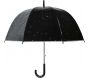 Parapluie transparent noir