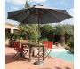 Parasol en bois 300 cm avec manivelle Holly - PROLOISIRS