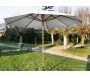 Parasol en bois 300 cm avec manivelle Holly - PRL-0639