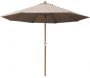 Parasol en bois 350 cm avec manivelle June