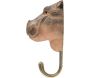 Patère animal en bois sculpté à la main et métal - 26,90