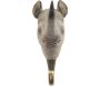 Patère animal en bois sculpté à la main et métal - 26,90