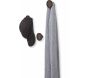 Patère ronde noyer et caoutchouc Hub (Lot de 3) - 31,90