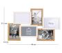 Pêle-mêle bois et blanc photos 10 x 15 cm Family - 6