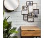 Pêle-mêle bois et blanc photos 10 x 15 cm Family - THE HOME DECO FACTORY