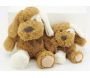 Peluche chien en acrylique brun - 5