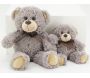 Peluche chien en acrylique gris - 6