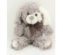 Peluche chien en acrylique gris - 5