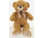 Peluche ours en acrylique brun - 6