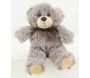 Peluche ours en acrylique gris foncé - AUBRY GASPARD