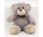 Peluche ours en acrylique gris foncé - AUBRY GASPARD