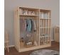 Penderie avec rangement Flexo - HANAH HOME