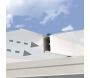 Pergola à adosser en aluminium blanc et polycarbonate Sierra - 6