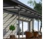 Pergola à adosser en aluminium gris et polycarbonate Feria - Canopia by Palram