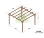 Pergola en bois lamellé-collé Linares - Maderland