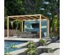 Pergola en bois lamellé-collé Santander