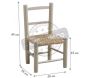 Petite chaise en bois pour enfant - AUBRY GASPARD