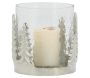Photophore Sapin en verre et aluminium - 6