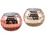 Photophore boule en verre antique (Lot de 2)