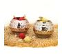 Photophore boule en verre antique - AUB-7096