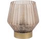 Photophore conique avec bougie led Votive 12 x 14 cm - PT