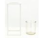 Photophore en métal blanc - 14,90