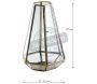 Photophore en verre et laiton - 61,90