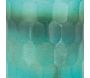 Photophore en verre mosaique turquoise - 12,90