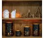 Photophores en métal noir et doré Maison (lot de 4) - 5