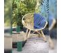 Photophores ronds verts feuilles tropicales métal (Lot de 2) - 6