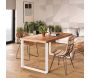 Pieds rectangulaires pour table Square - EMUCA