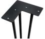 Pieds de table en acier 3 fils Hairpin (Lot de 4) - 99,90