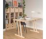 Pieds de table modulable en pin massif Bok - 8