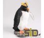Pingouin huppé en résine - IMH-0184