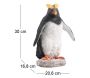 Pingouin huppé en résine - IMH-0184