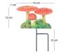 Pique de jardin motif Amanite tue-mouches - ESS-0702