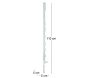 Piquet PVC Titan 110cm (Lot de 5) - AKO AGRARTECHNIK