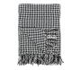 Plaid Pied-de-poule en coton