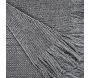 Plaid chenille en polyester avec franges 120 x 150 cm - 29,90
