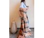 Plaid en coton recyclé brossé - AUBRY GASPARD