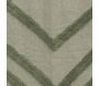 Plaid en coton tufté vert - 39,90