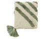 Plaid en coton tufté vert - 5