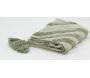 Plaid en coton tufté vert - AUB-5154