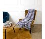 Plaid fausse fourrure à rayures 120 x 150 cm - THE HOME DECO FACTORY