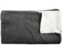 Plaid imitation fourrure grise et sherpa 140 x 200 cm - THE HOME DECO FACTORY