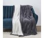 Plaid sherpa effet nid d'abeille 180x220 cm - THE HOME DECO FACTORY